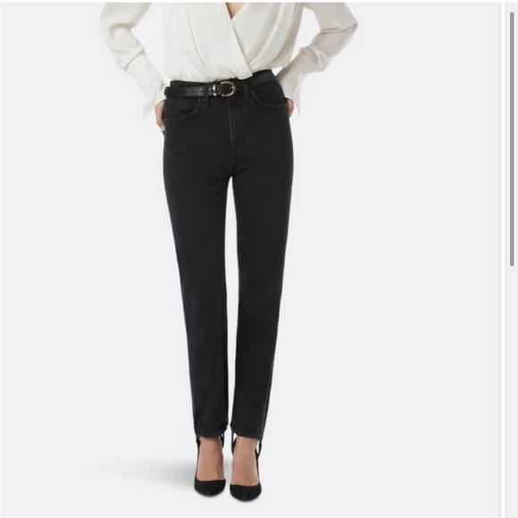 Favorite Daughter Pants - Favorite Daughter EVELYN HIGH RISE STRAIGHT pant in Black